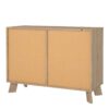 IKAST Sideboard 2 Doors 1 Drawer in Jackson Hickory & White - Image 5