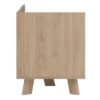 IKAST TV Unit with 1 Door 2 Drawers in Jackson Hickory & White - Image 4