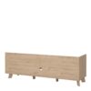 IKAST TV Unit with 1 Door 2 Drawers in Jackson Hickory & White - Image 5