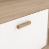 IKAST TV Unit with 1 Door 2 Drawers in Jackson Hickory & White - Image 8