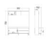 IKAST TV Wall Unit with 2 Sliding Doors in Jackson Hickory & White - Image 12