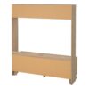 IKAST TV Wall Unit with 2 Sliding Doors in Jackson Hickory & White - Image 5