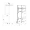 IKAST China Cabinet with 2 Doors in Jackson Hickory & White - Image 12