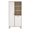 IKAST China Cabinet with 2 Doors in Jackson Hickory & White - Image 2