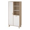 IKAST China Cabinet with 2 Doors in Jackson Hickory & White - Image 3