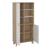 IKAST China Cabinet with 2 Doors in Jackson Hickory & White - Image 6