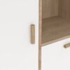 IKAST China Cabinet with 2 Doors in Jackson Hickory & White - Image 8