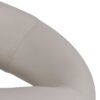 PLUMP Light Grey Swivel Bar Stool with Open Back - Image 5