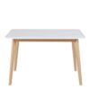 RAVEN Dining Table in White & Oak - Image 2