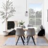 RAVEN Dining Table in White & Oak - Image 4