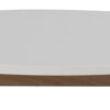RAVEN Small Round Dining Table in White & Oak - Image 5