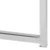 CROSS Square Metal Side Table with Glass Top - Image 5
