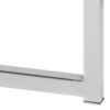 CROSS Round Metal Side Table with Glass Top - Image 5