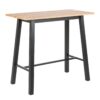 CHARA Bar Table in Black & Oak
