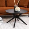 I_DUNCAN Round Coffee Table in Black - Image 9