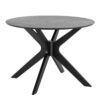 I_DUNCAN Round Dining Table in Black