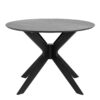 I_DUNCAN Round Dining Table in Black - Image 2