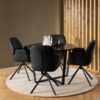 AMBLE Round Dining Table in Black - Image 11
