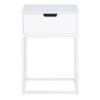 MITRA 1 Drawer Bedside Table in White - Image 2