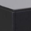 MITRA 1 Drawer Bedside Table in Black - Image 6
