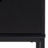 MITRA 1 Drawer Bedside Table in Black - Image 5