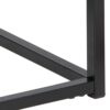 MITRA 1 Drawer Bedside Table in Black - Image 7
