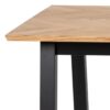 BRIGHTON Dining Table 180x95cm in Oak with Herringbone Effect - Image 4