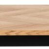BRIGHTON Dining Table 180x95cm in Oak with Herringbone Effect - Image 5