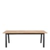 BRIGHTON Dining Table 220x95cm in Oak with Herringbone Effect - Image 2