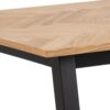 BRIGHTON Dining Table 220x95cm in Oak with Herringbone Effect - Image 3