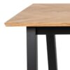 BRIGHTON Dining Table 220x95cm in Oak with Herringbone Effect - Image 4
