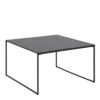 INFINITY Square Coffee Table in Matt Black