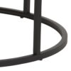 SPIRO Round Coffee Table set with Oak Top & Black Legs - Image 7