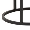 SPIRO Round Coffee Table set with Oak Top & Black Legs - Image 6