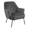 MELISSA Lounge Chair in Dark Grey