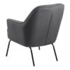 MELISSA Lounge Chair in Dark Grey - Image 3