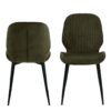FEMKE Dining Chairs in Olive Green - Set of 4 - Image 2