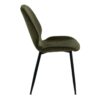 FEMKE Dining Chairs in Olive Green - Set of 4 - Image 3