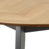 GEORGETOWN Round Extending Dining Table in Oak & Black - Image 5
