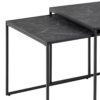 INFINITY Coffee Table Set of 3 in Matt Black - Image 7