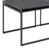 INFINITY Coffee Table Set of 3 in Matt Black - Image 6