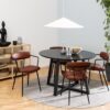 MALIKA Round Dining Table in Black - Image 6