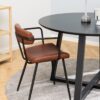 MALIKA Round Dining Table in Black - Image 5