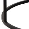 SPIRO Coffee Table with White Marble Melamine Top & Black Legs - Image 4