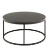 SPIRO Coffee Table with Black Marble Melamine Top & Black Legs - Image 2