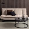 SPIRO Coffee Table with Black Marble Melamine Top & Black Legs - Image 7