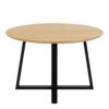 MALIKA Round Dining Table in Wild Oak - Image 2