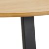 MALIKA Round Dining Table in Wild Oak - Image 3