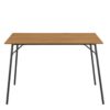 PERU Dining Table in Black & Oak - Image 2