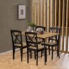 PERU Dining Table in Black & Oak - Image 7